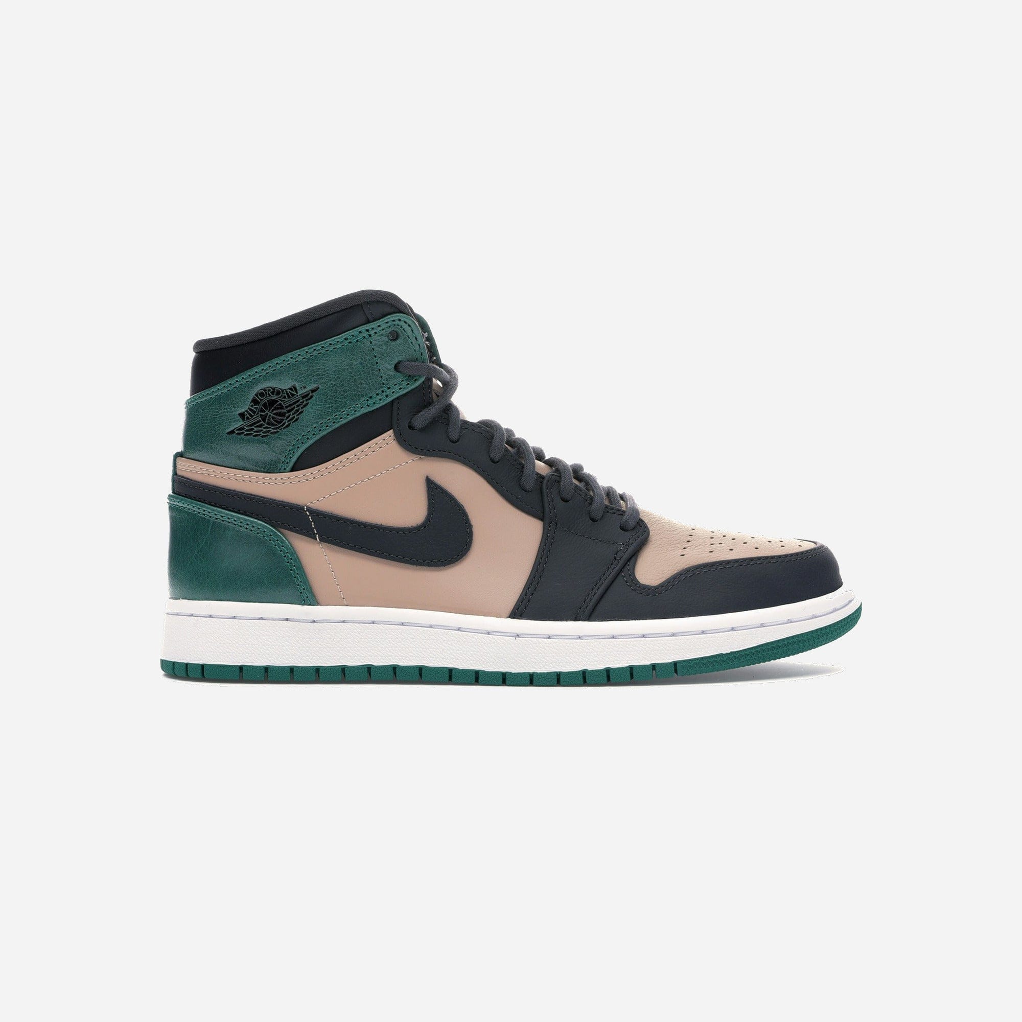 Nike Air Jordan 1 Retro High Bio Beige Anthracite Mystic Green WMNS
