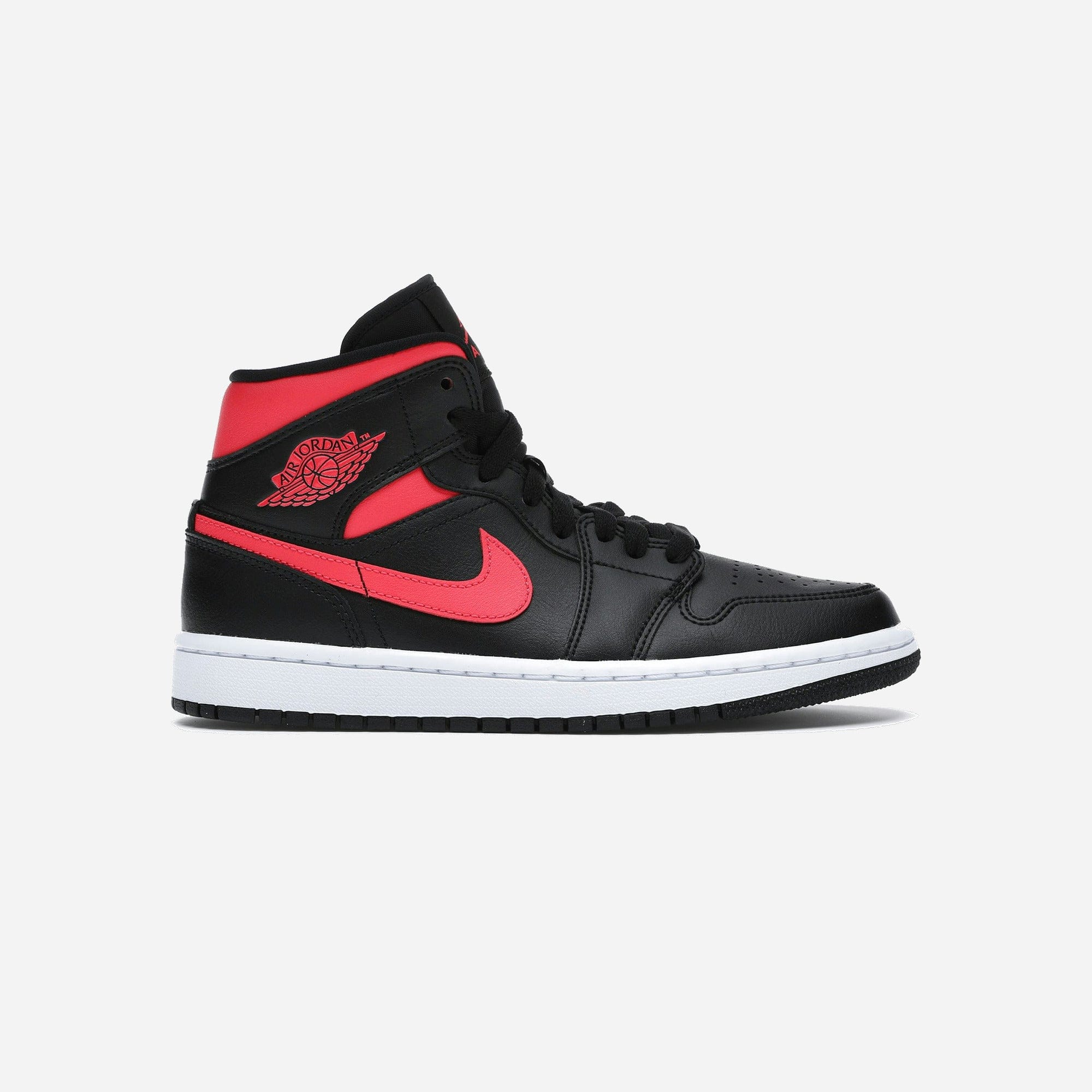 Nike Air Jordan 1 Mid Black Siren Red WMNS