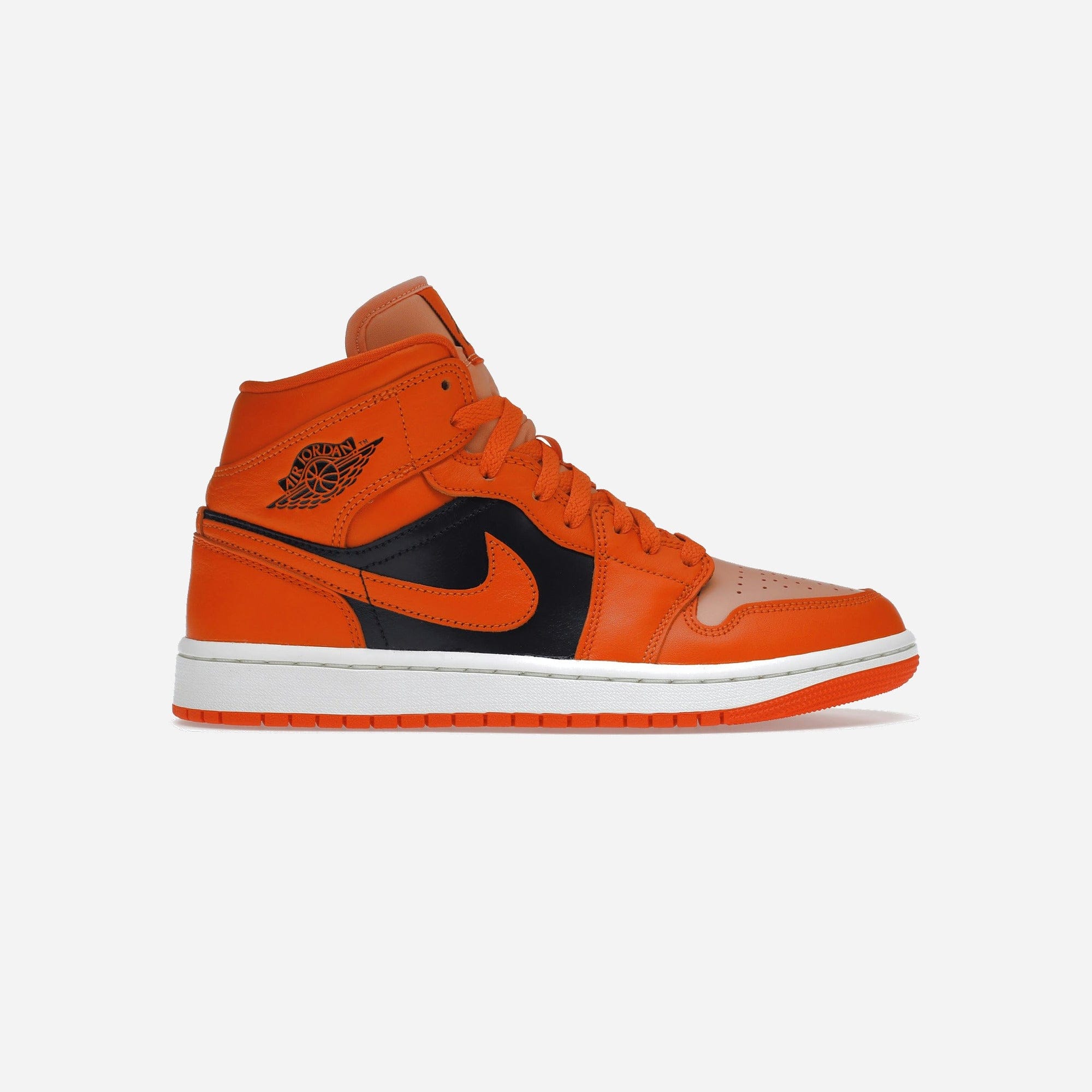 Nike Air Jordan 1 Mid SE Rush Orange Crimson Bliss WMNS