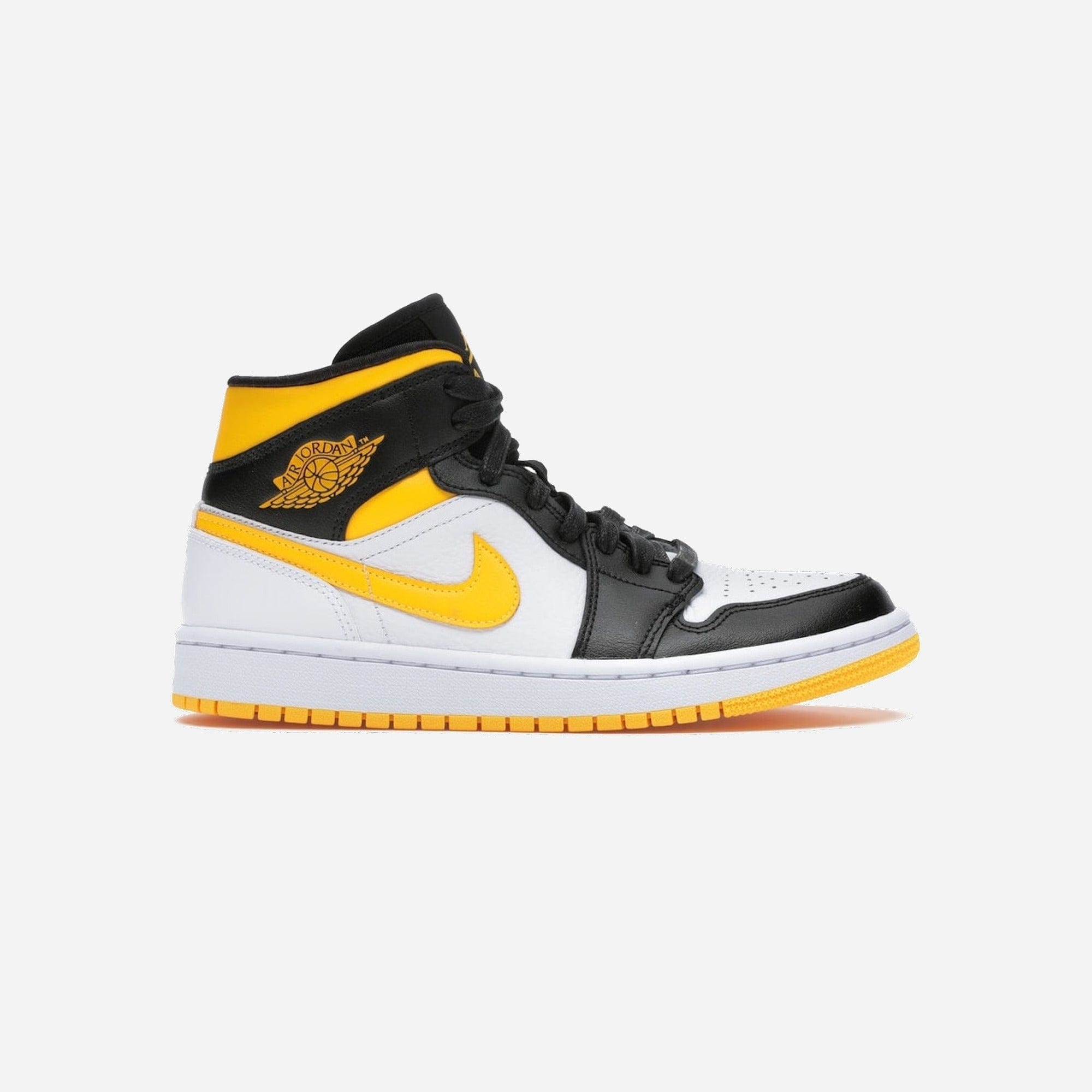 Nike Air Jordan 1 Mid Laser Orange Black WMNS