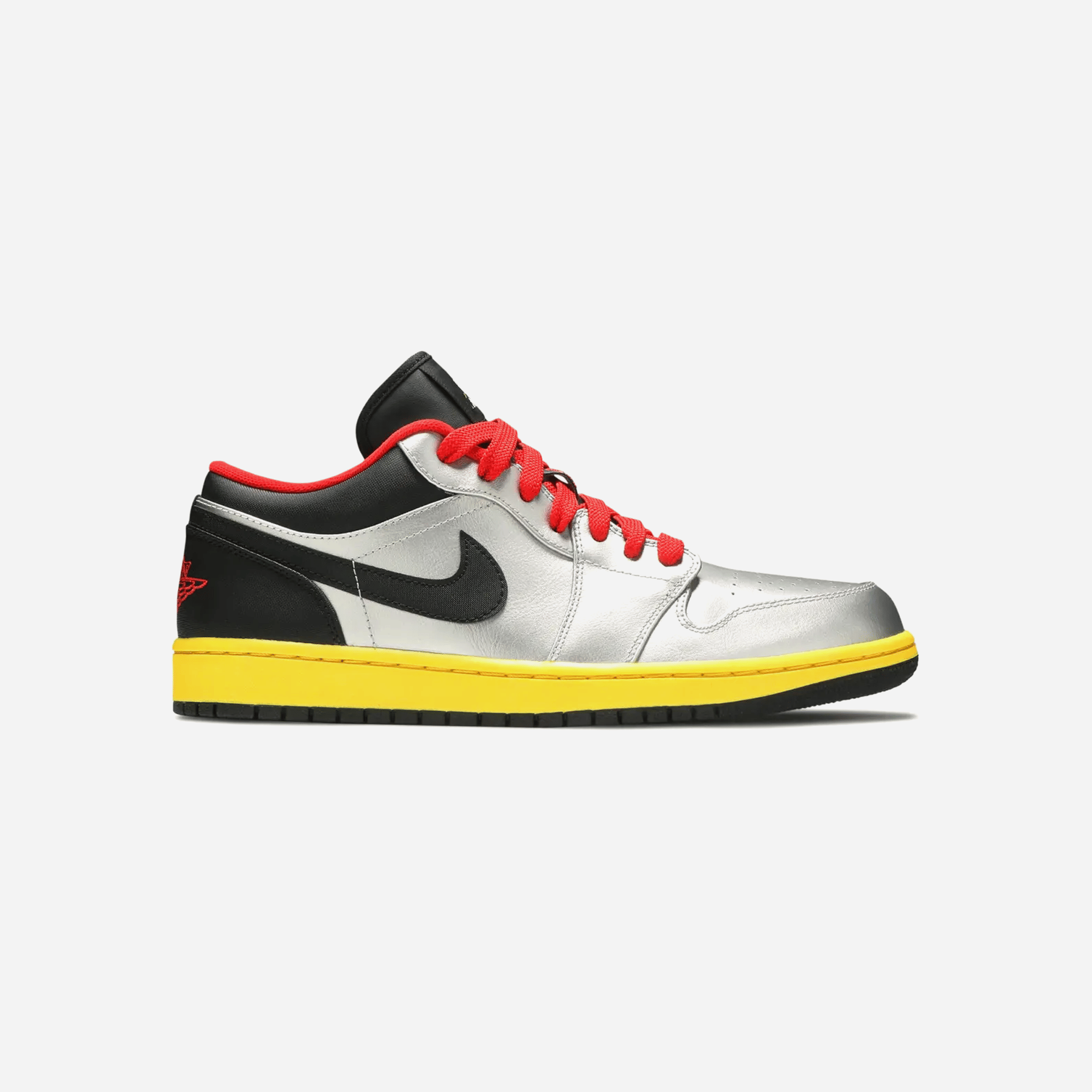 Nike Air Jordan 1 Low Silver Black Yellow