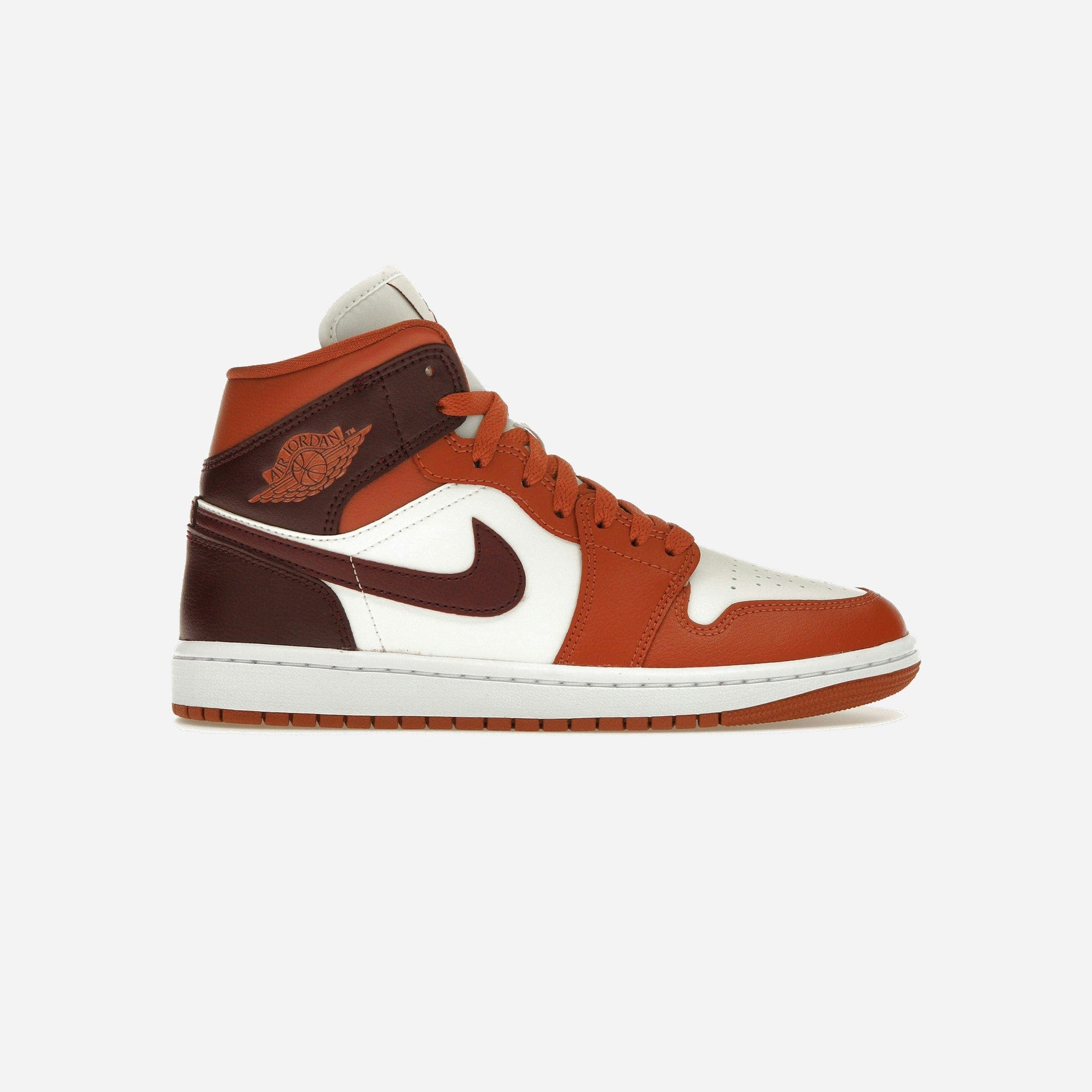 Nike Air Jordan 1 Mid Dusty Peach Night Maroon WMNS