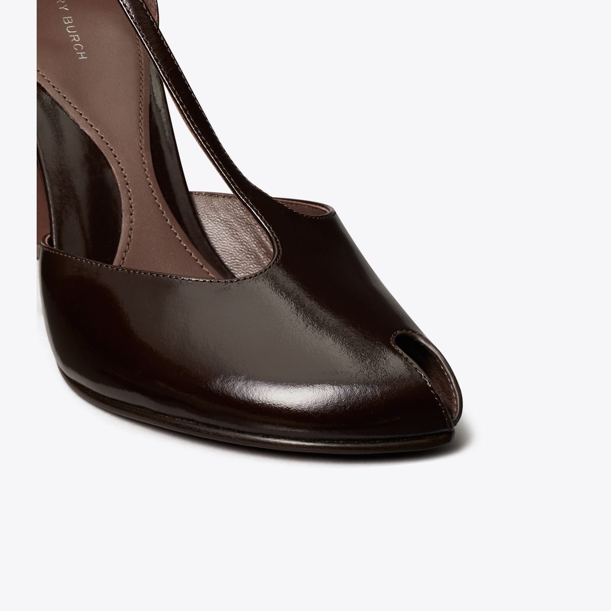 Peep-Toe T-Strap Heeled Sandal