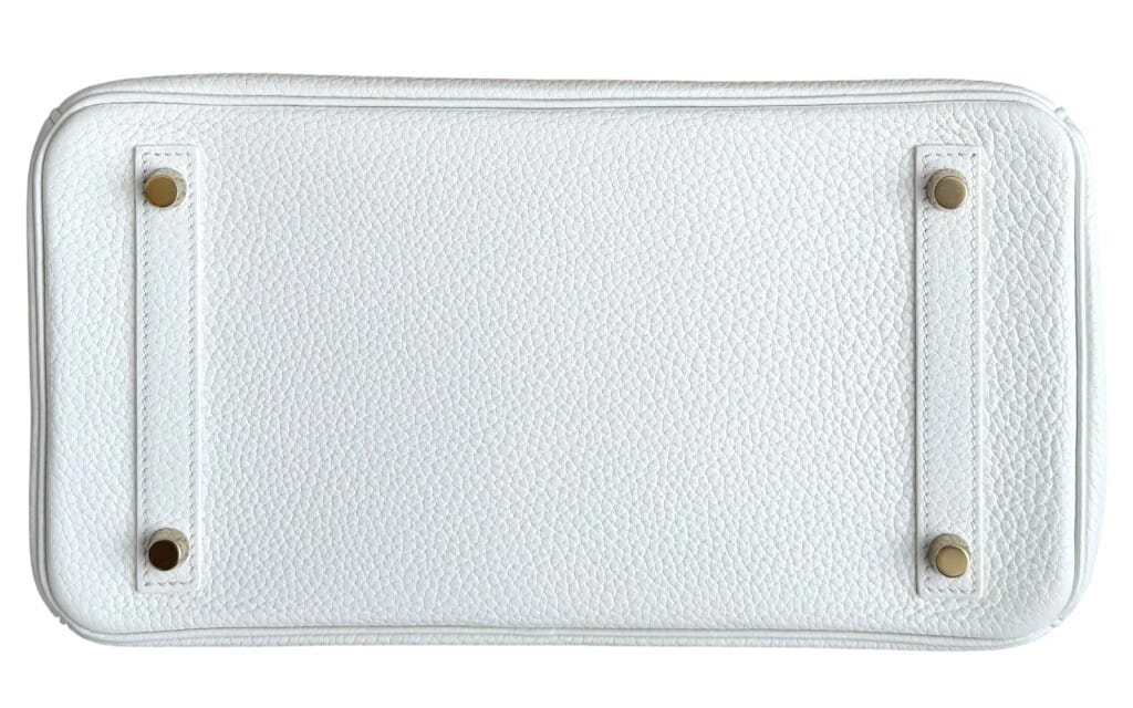 White Togo Birkin 30 Gold Hardware, 2015