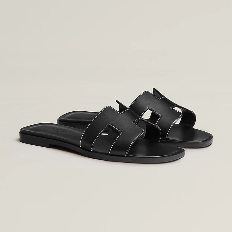 Oran sandal in Noir