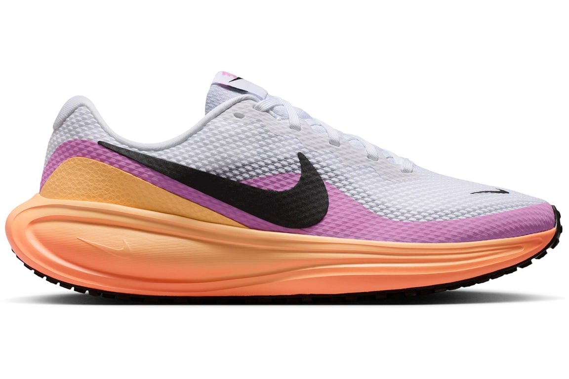Nike Revolution 8 White Tangerine Tint Black