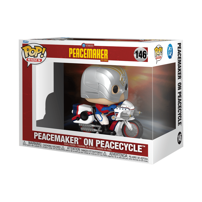 Pop! Rides Peacemaker on Peacecycle