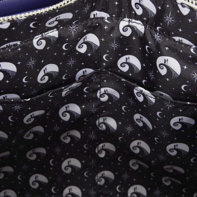 The Nightmare Before Christmas Jack Skellington & Sally Night Sky Convertible Backpack and Tote Crossbody Bag