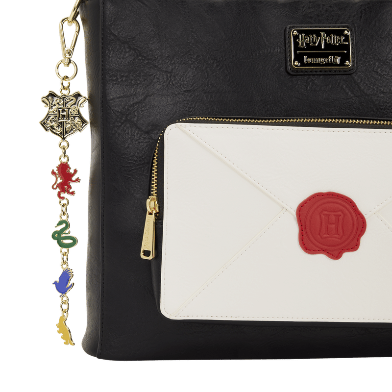 Harry Potter Hogwarts Letter Convertible Backpack & Tote Crossbody Bag