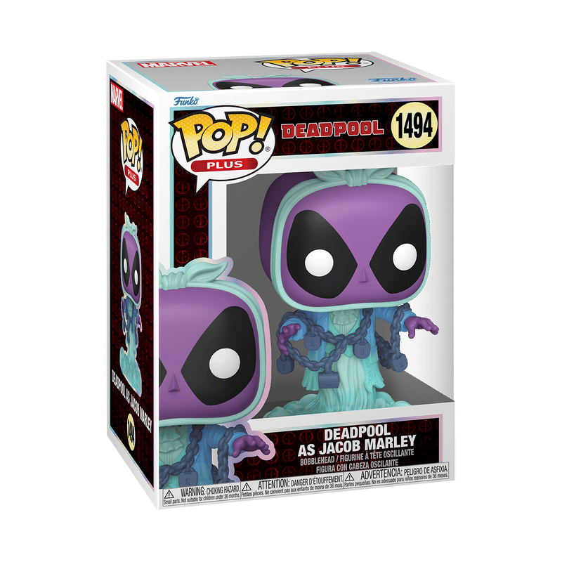 Pop! Plus Deadpool as Jacob Marley