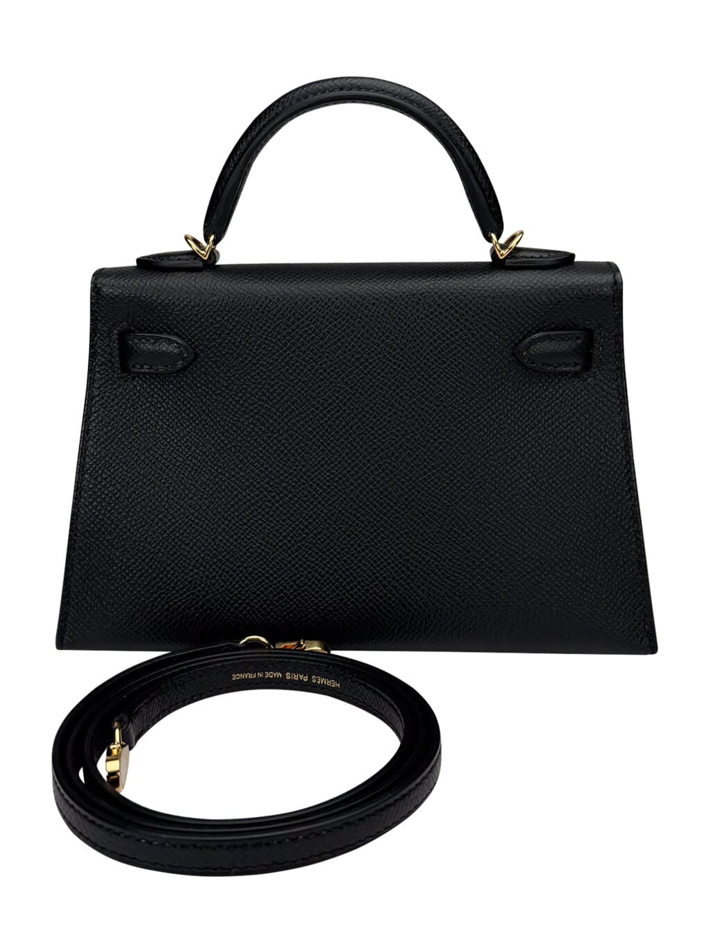 Black Epsom Mini Kelly 20 II Gold Hardware, 2025