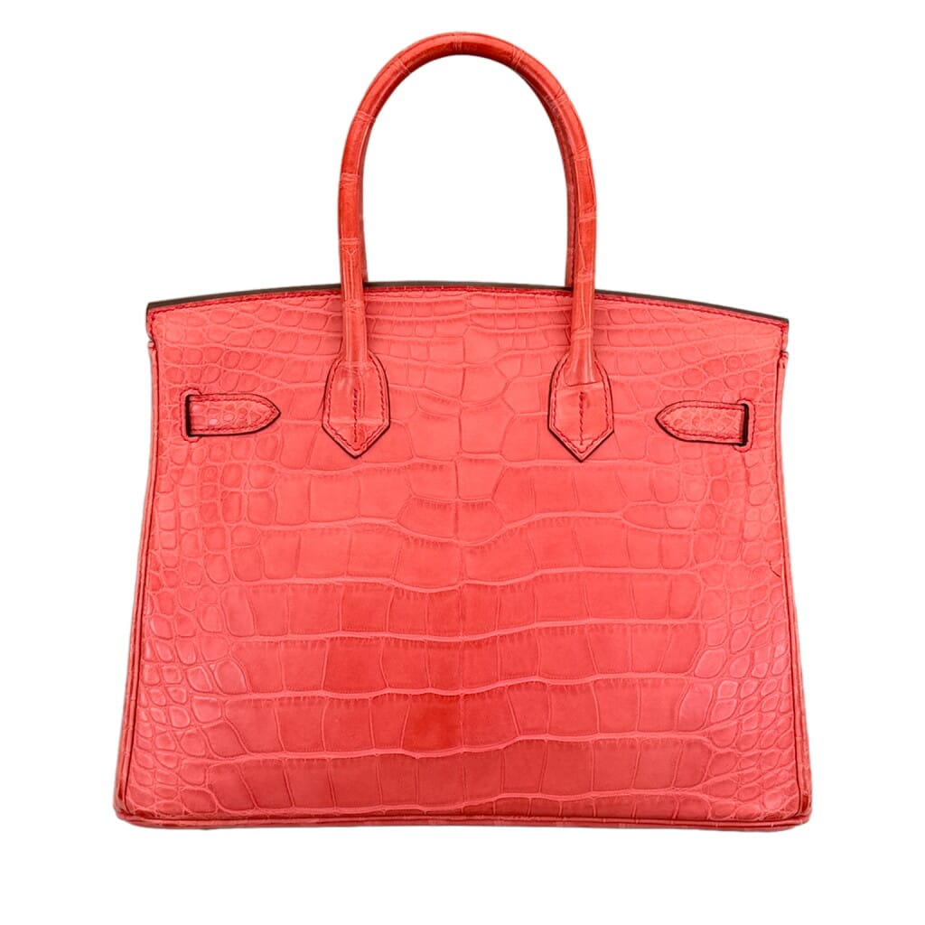 Bougainvillea Matte Alligator Birkin 25 Palladium Hardware, 2018