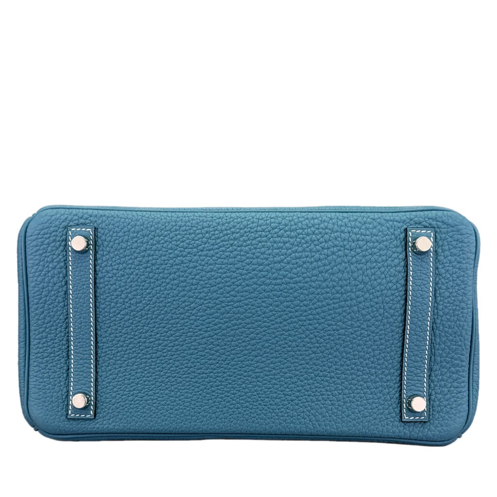 New Bleu Jean Togo Birkin 30 Palladium Hardware, 2025