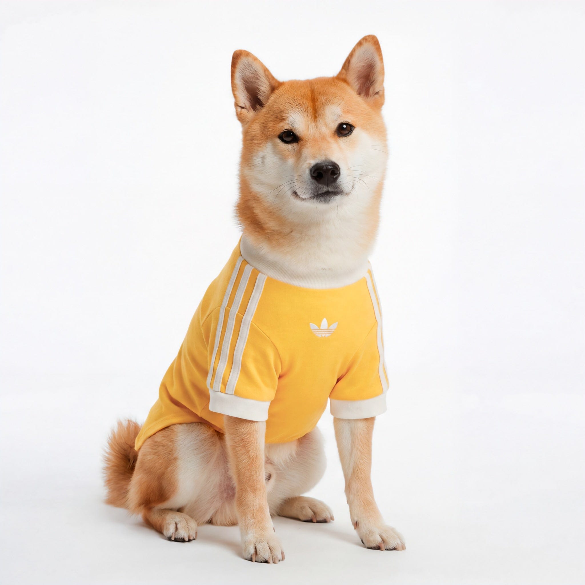 Adidas Pet Cali Tee Bold Gold / Off White