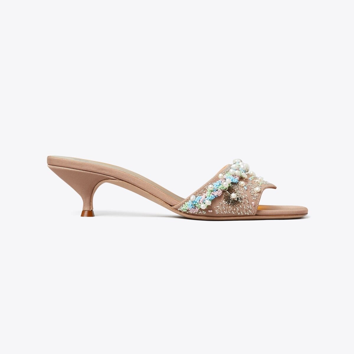 Beaded Heel Mule