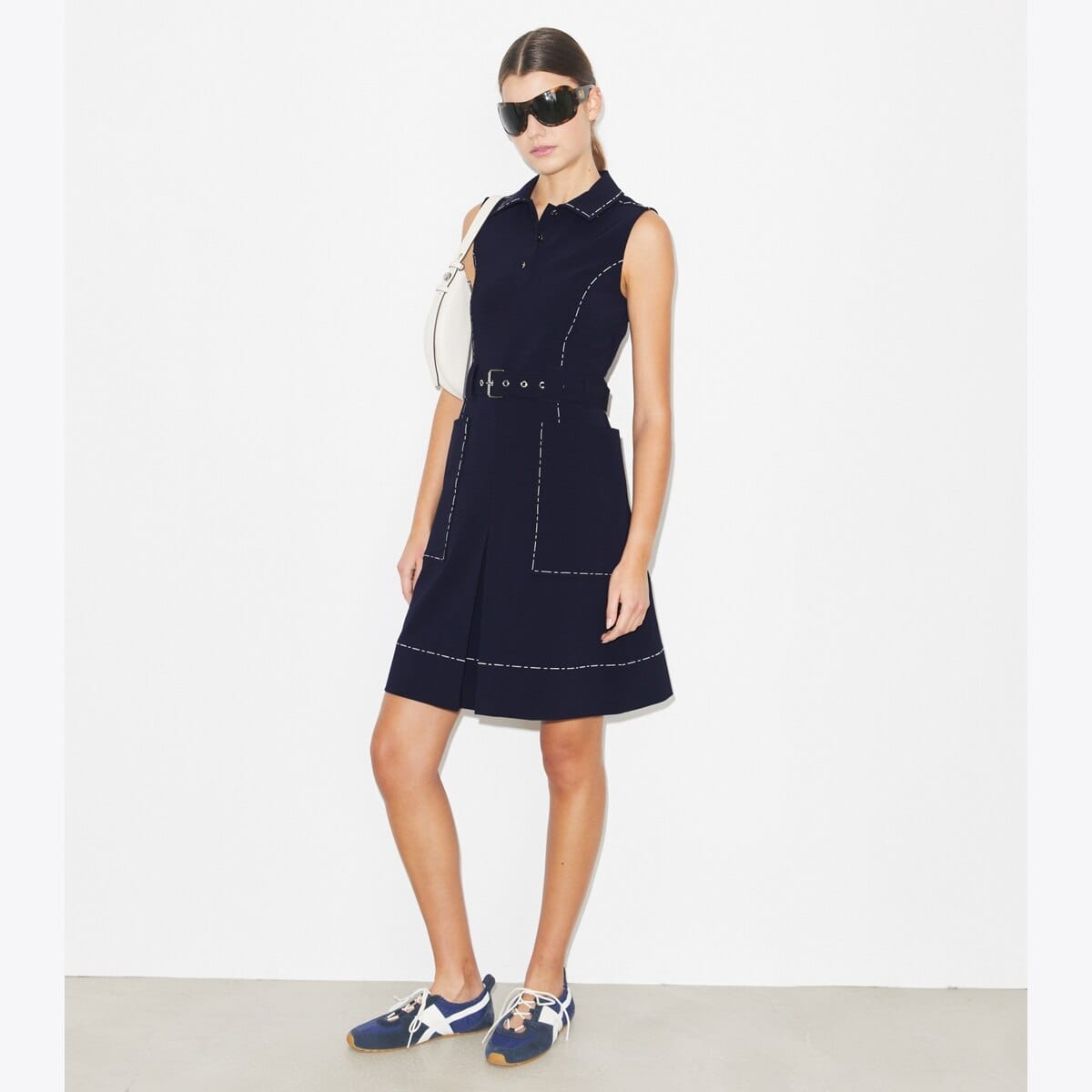 Pick Stitch Stretch Golf Dress