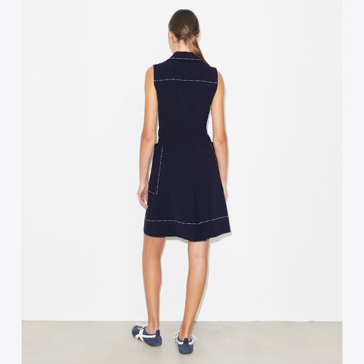 Pick Stitch Stretch Golf Dress