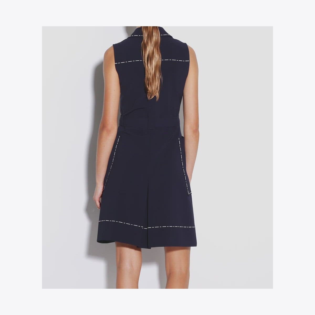 Pick Stitch Stretch Golf Dress