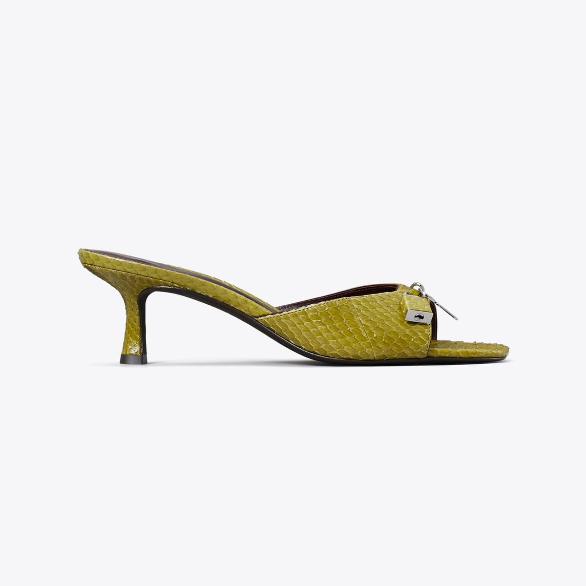 Lock Kitten Heel Sandal