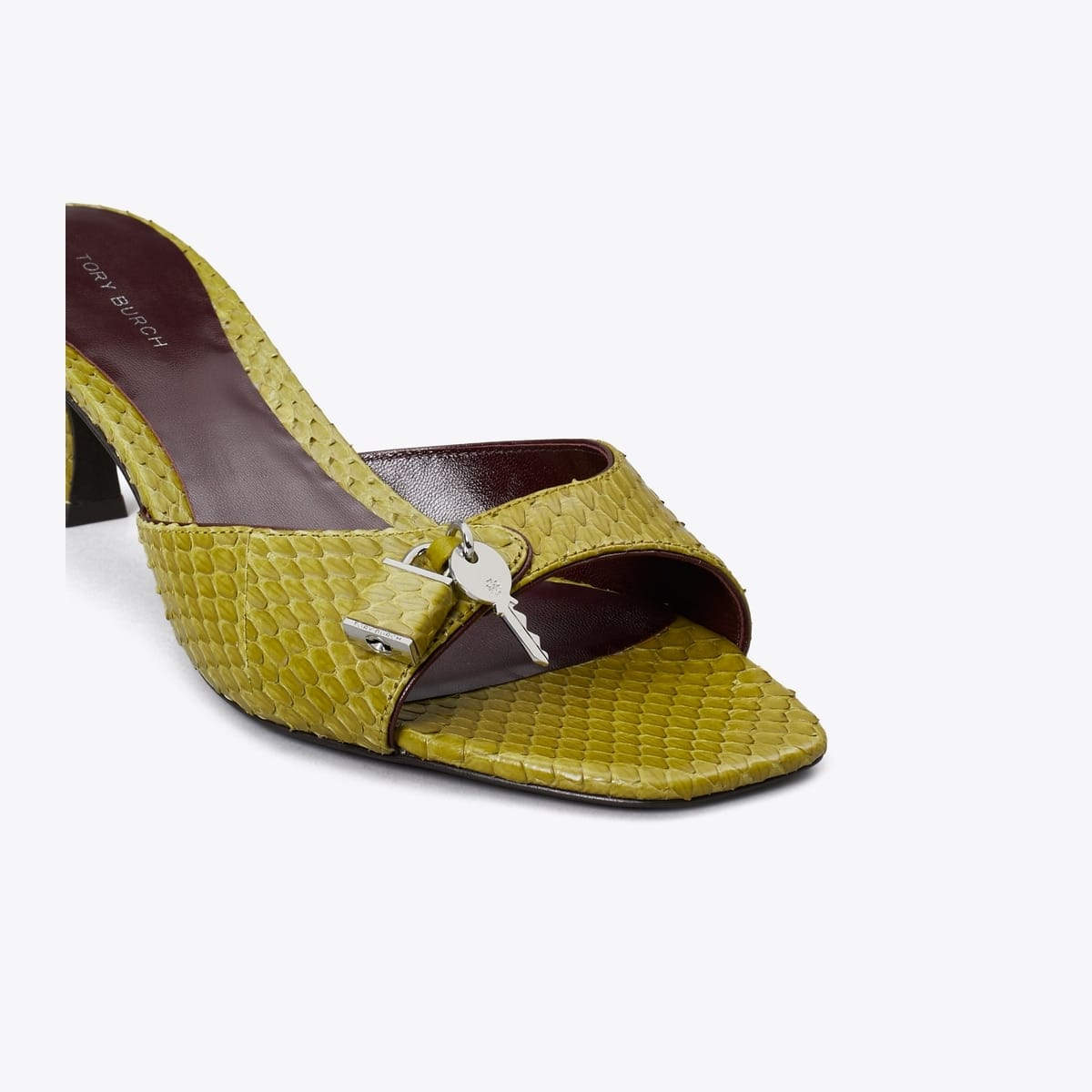 Lock Kitten Heel Sandal