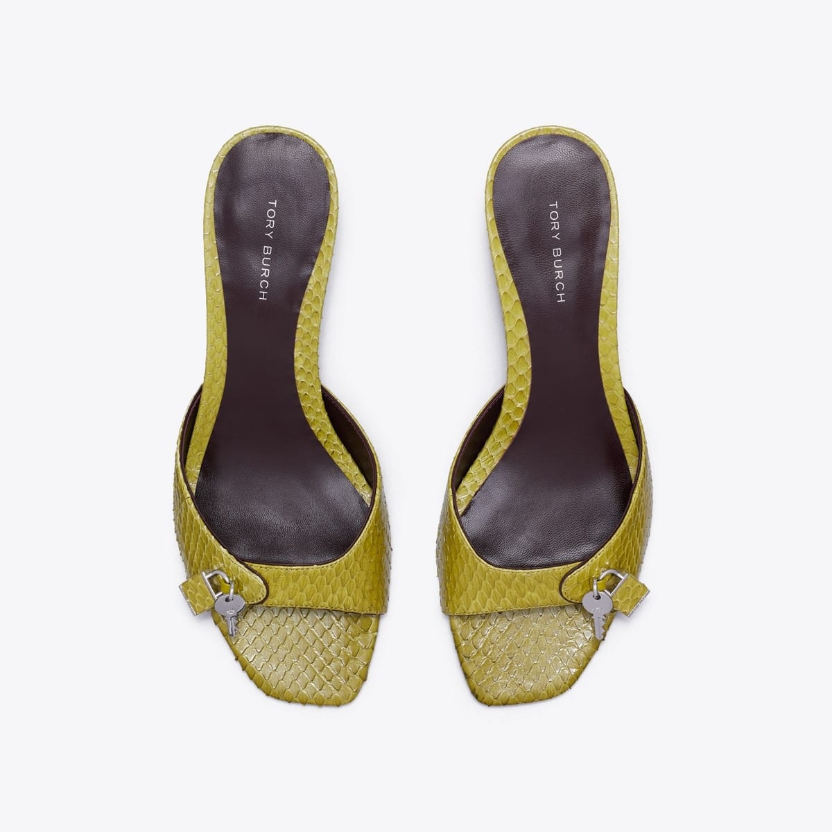 Lock Kitten Heel Sandal