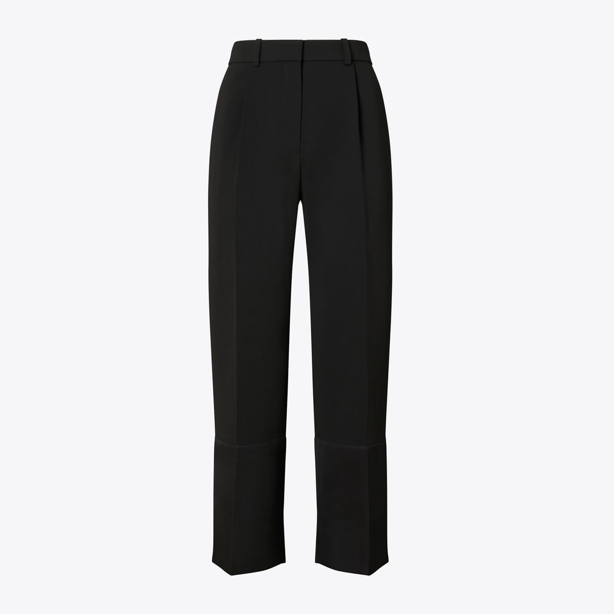 Cropped Crepe Pant