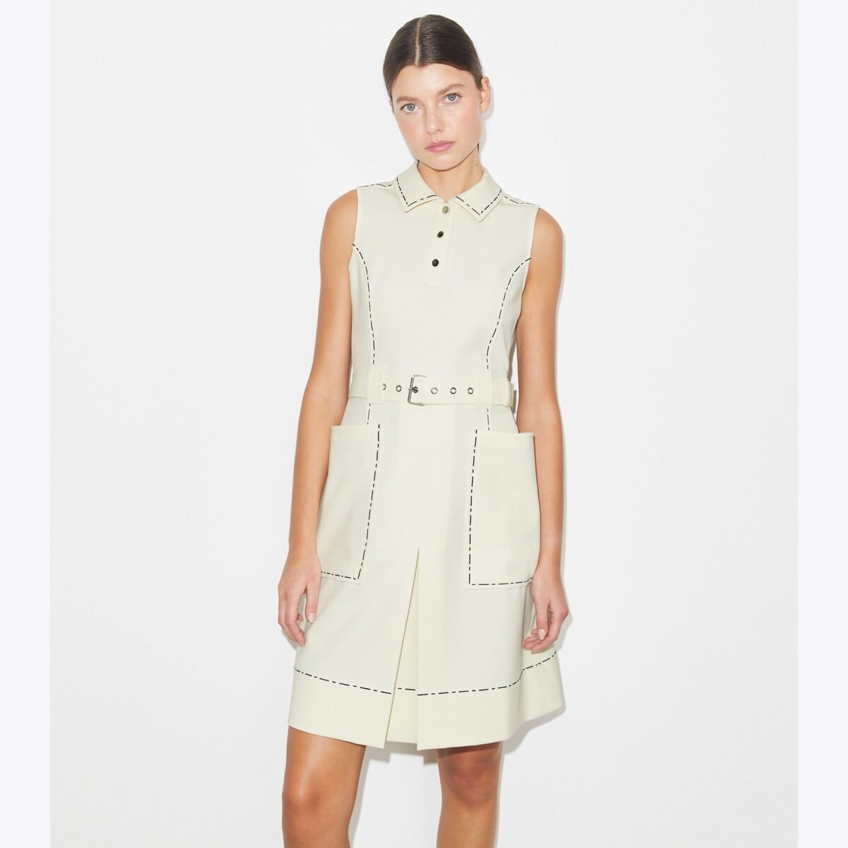 Pick Stitch Stretch Golf Dress