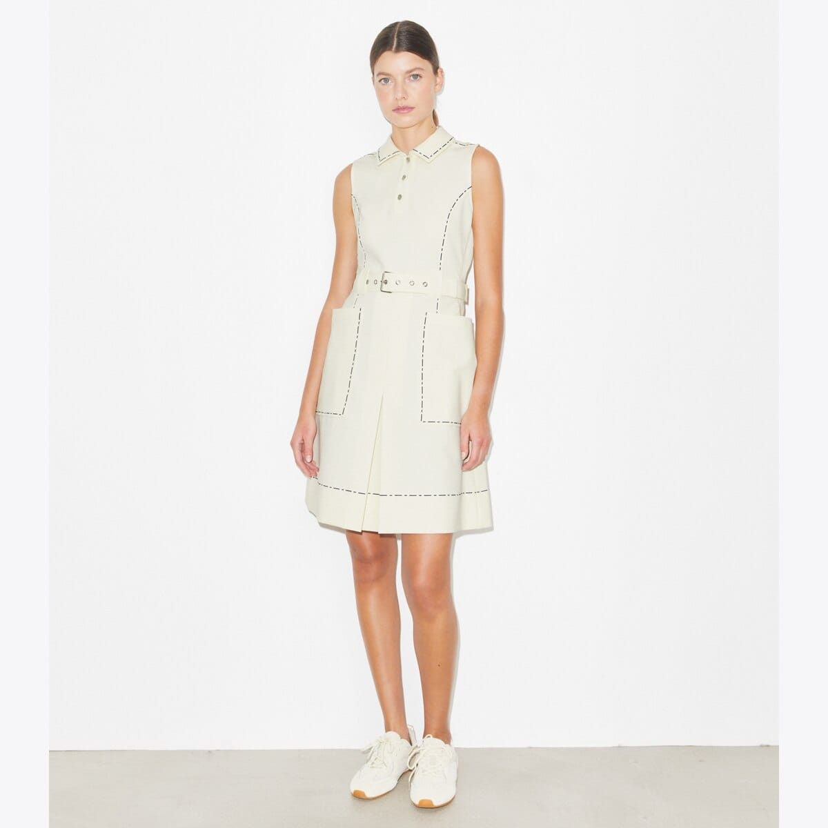 Pick Stitch Stretch Golf Dress