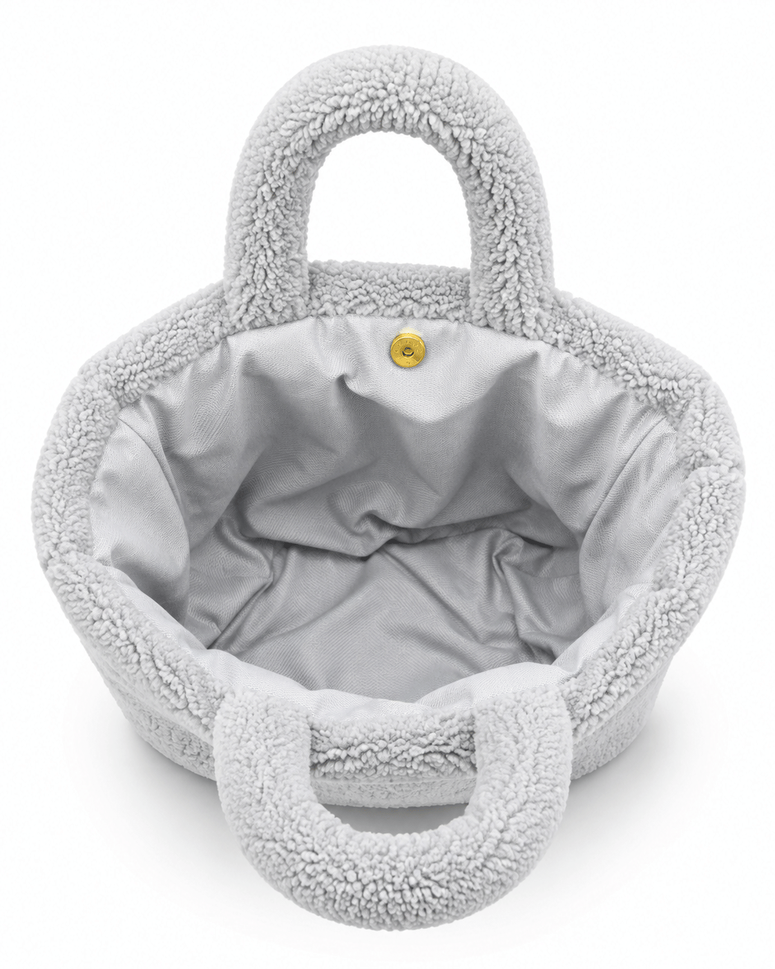PRADA L'Homme Sherpa Teddy Smokey Blue Tote Bag VIP/GWP
