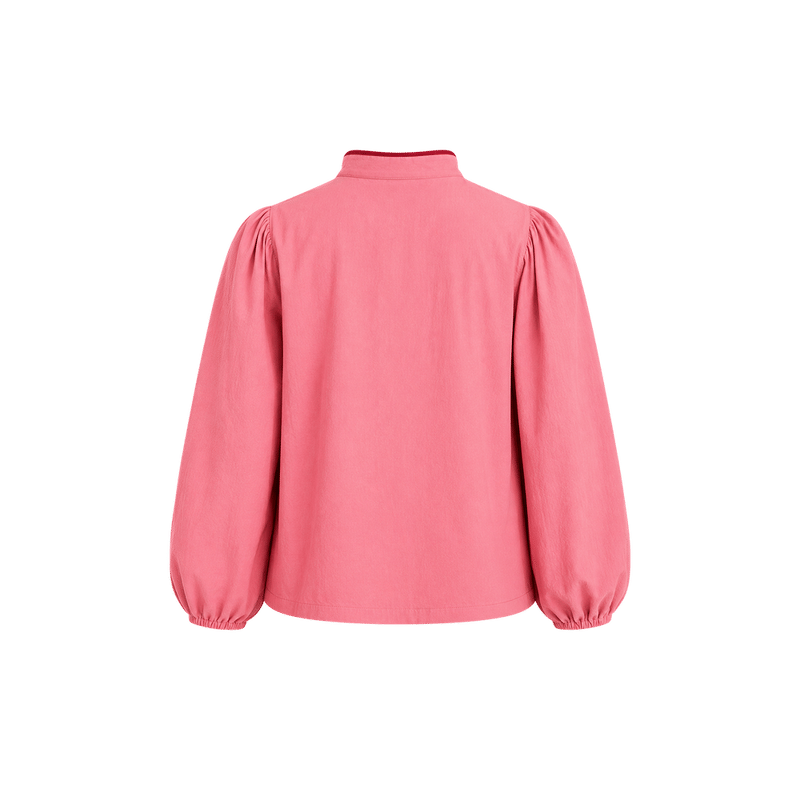 Elara Voss Amelie Rose Pink Blouse