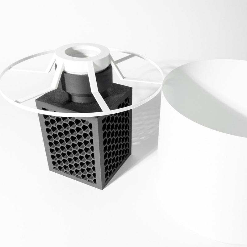 Comb Block Table Lamp