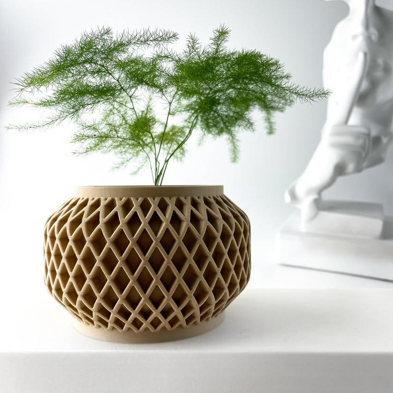 Crosshatch Bulb Planter