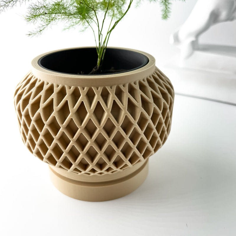 Crosshatch Bulb Planter