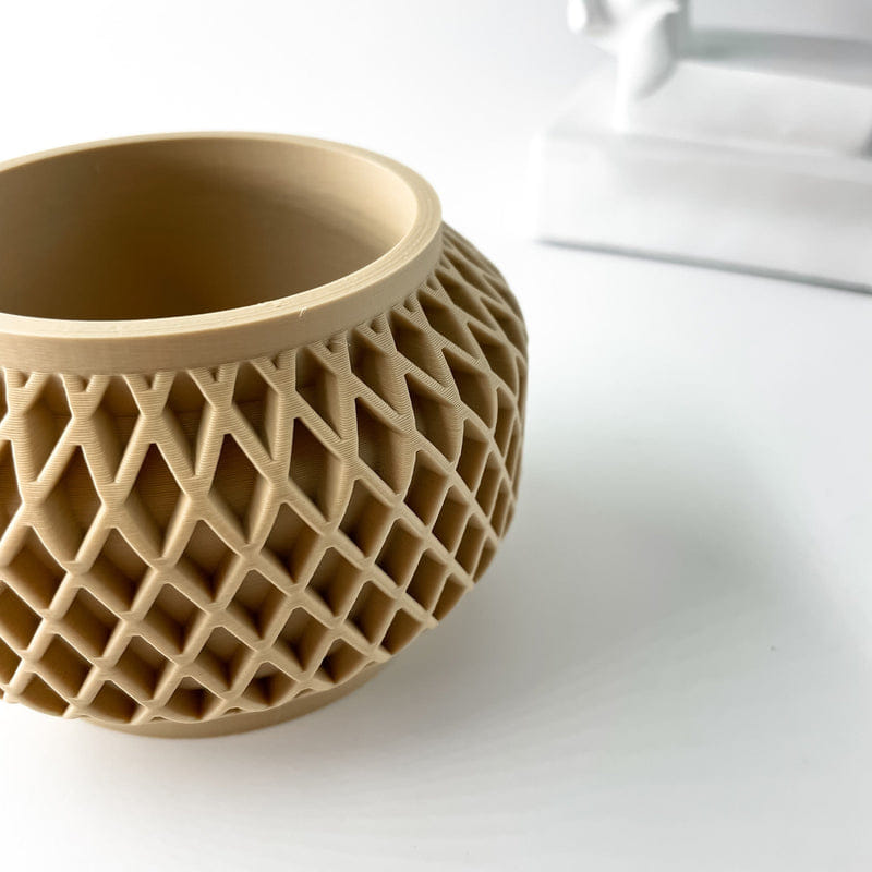Crosshatch Bulb Planter