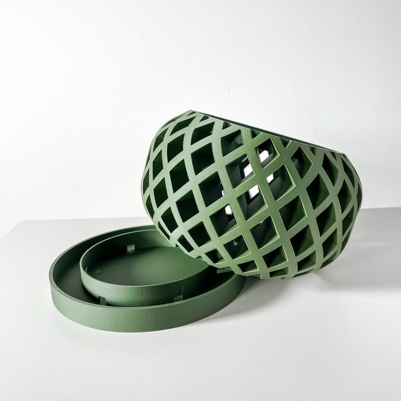 Diamond Drum Orchid Planter