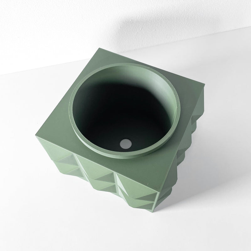 Faceted Cube Planter