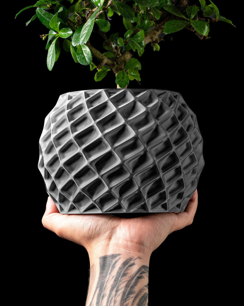 Faceted Orb Planter