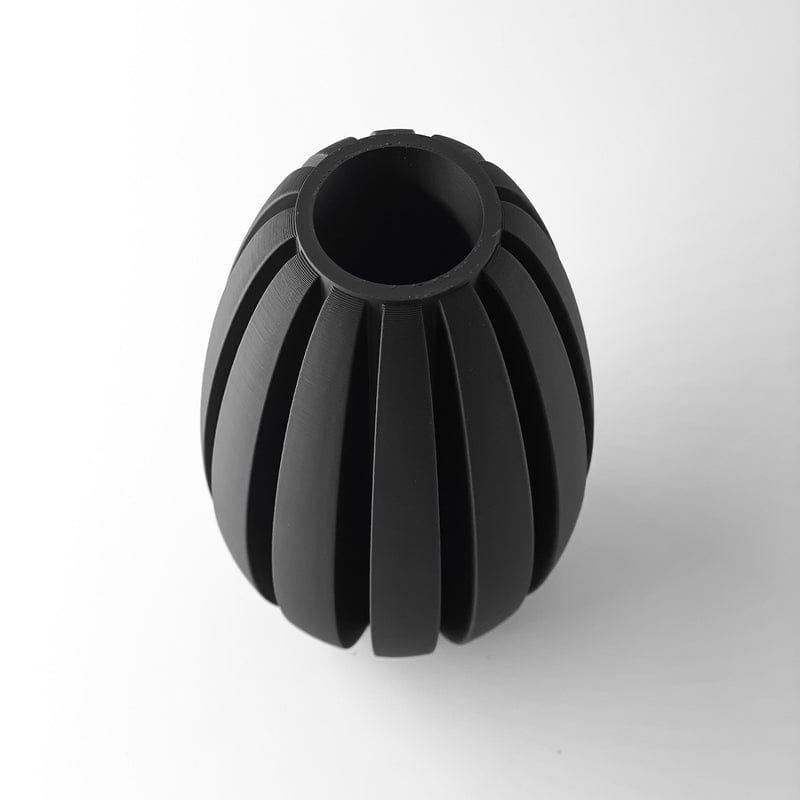 Fin Oval Vase