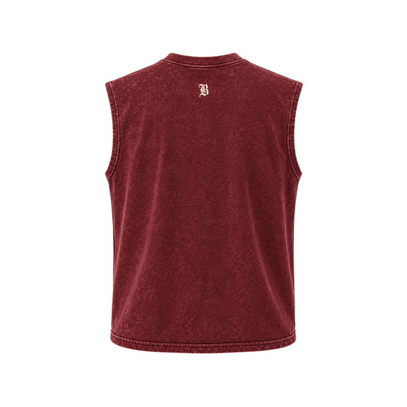 Blacklist Crimson Fade Tank Maroon