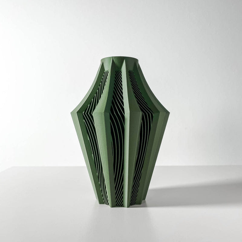 Pleat Diamond Vase