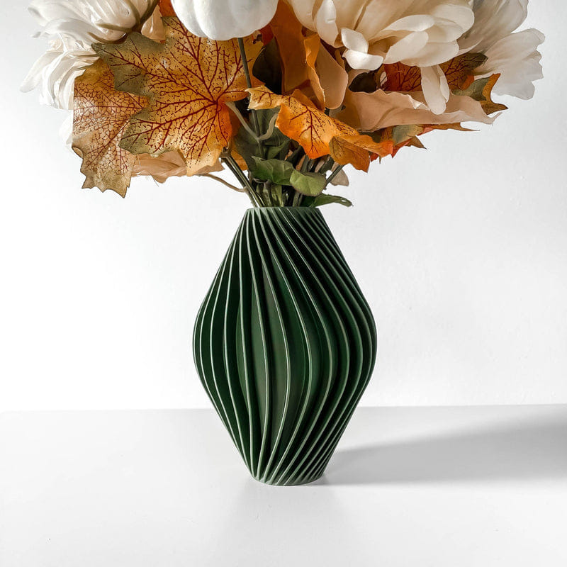 Pleat Hourglass Vase