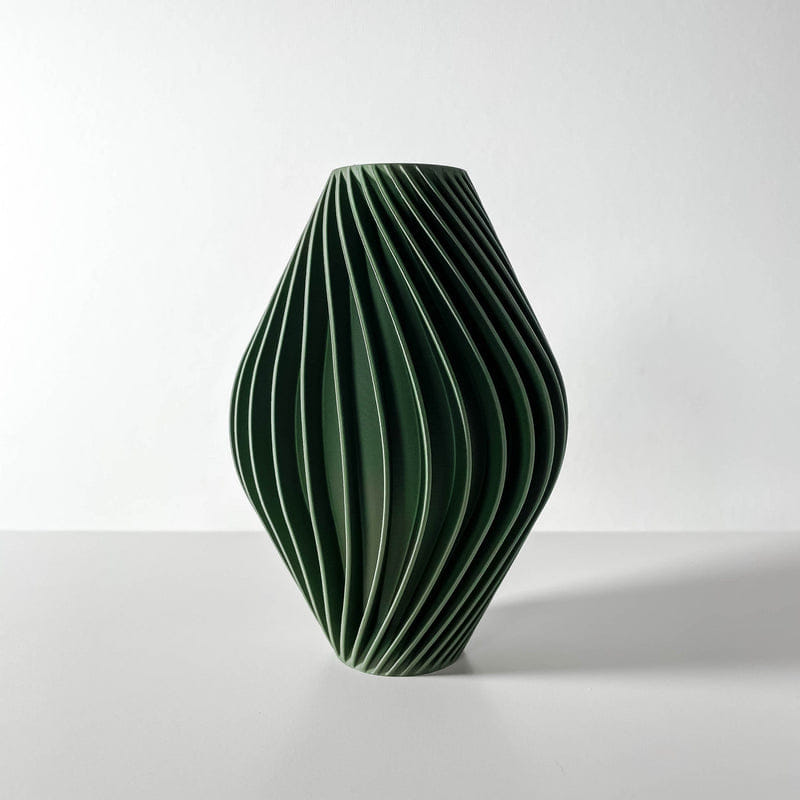 Pleat Hourglass Vase