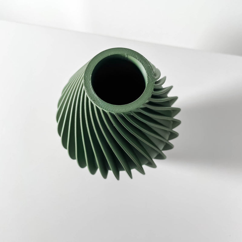 Pleat Hourglass Vase