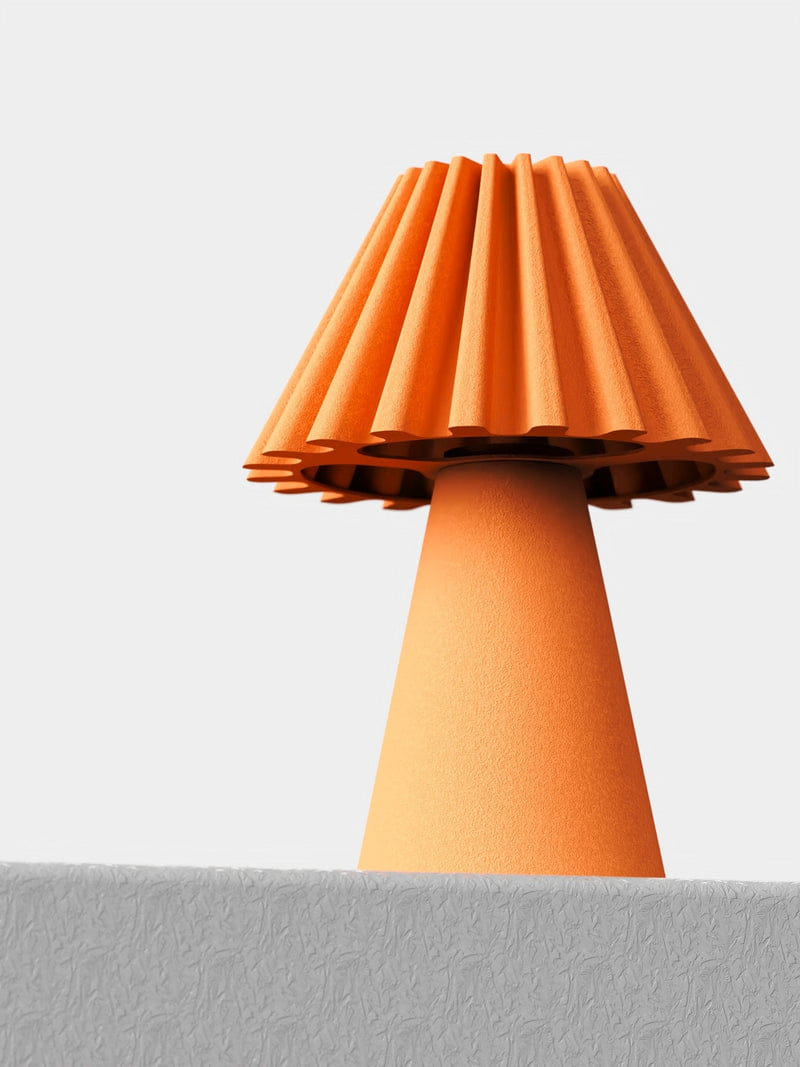 Pleat Mushroom Table Lamp