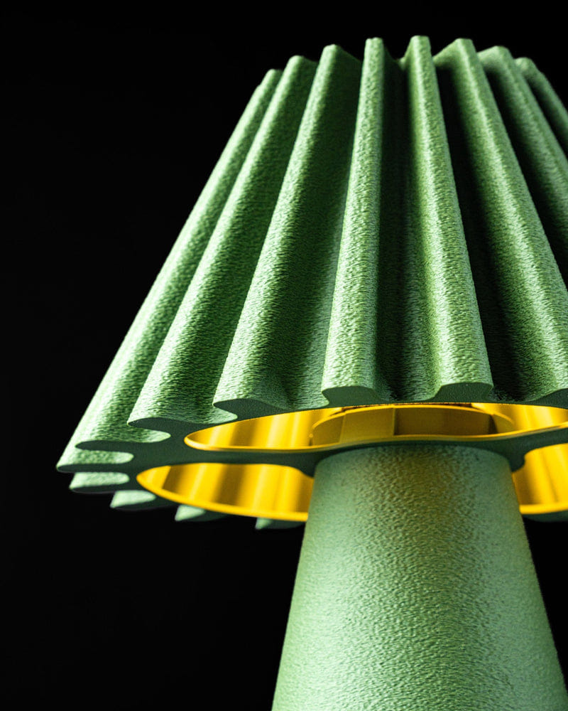 Pleat Mushroom Table Lamp