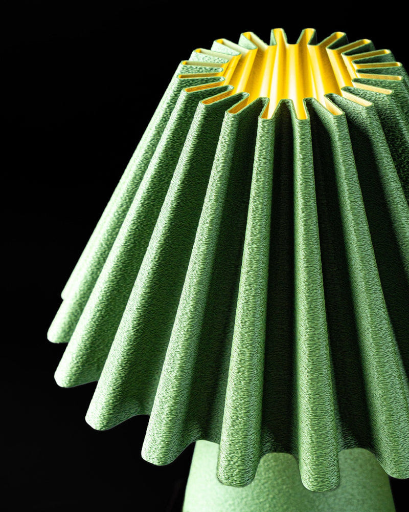 Pleat Mushroom Table Lamp