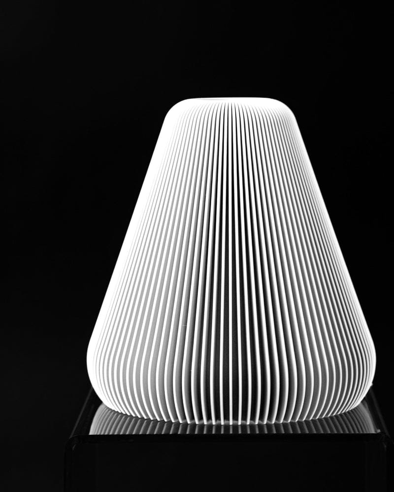 Pleated Cone Vase