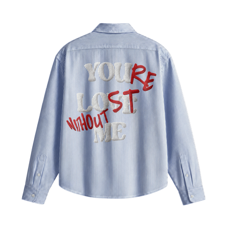 Blacklist Lost Signal Blue Stripe Shirt