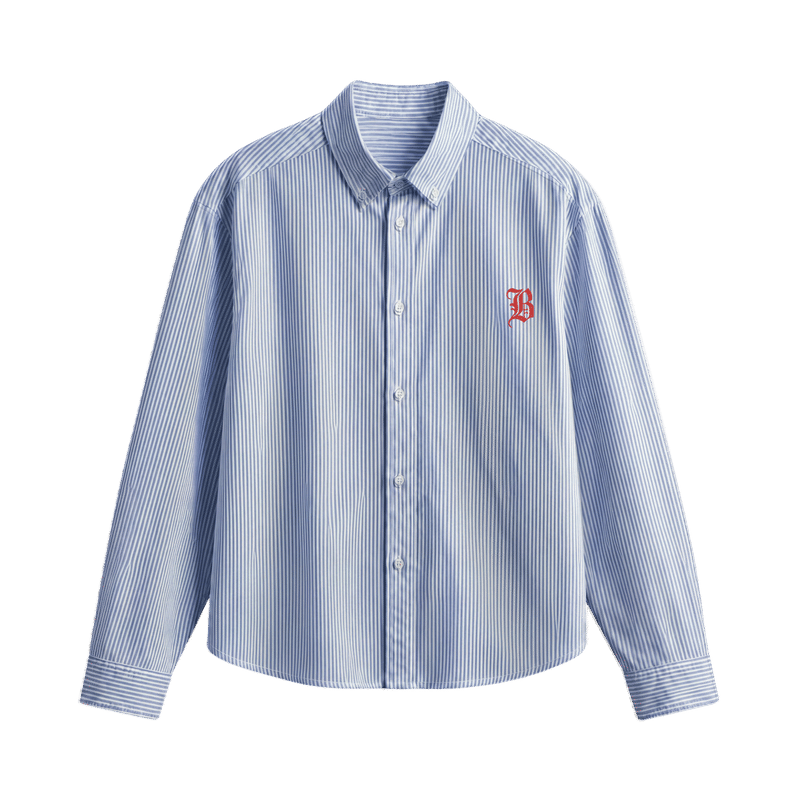 Blacklist Lost Signal Blue Stripe Shirt