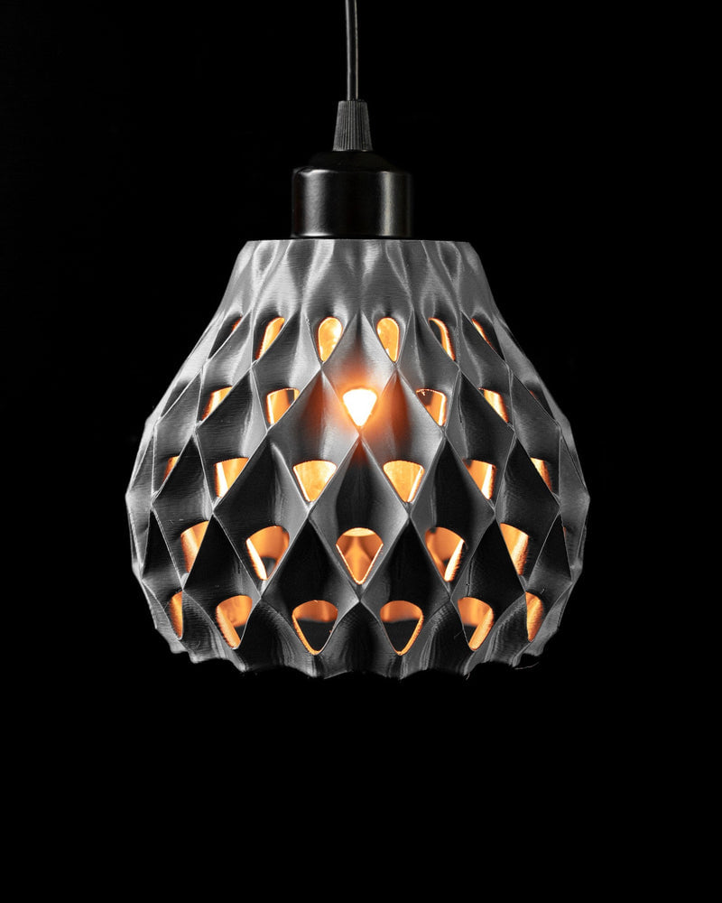 Quilt Bell Pendant Light